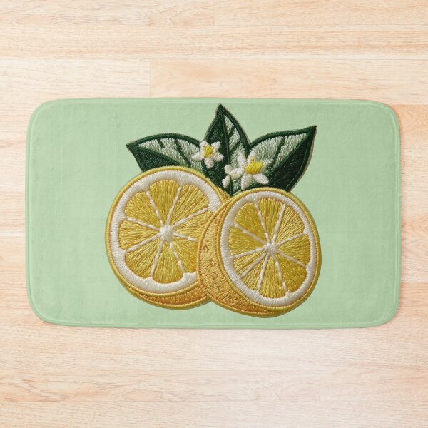 Item preview, Embroidered Lemon Patch Art designed and sold by MegaNovaArt.