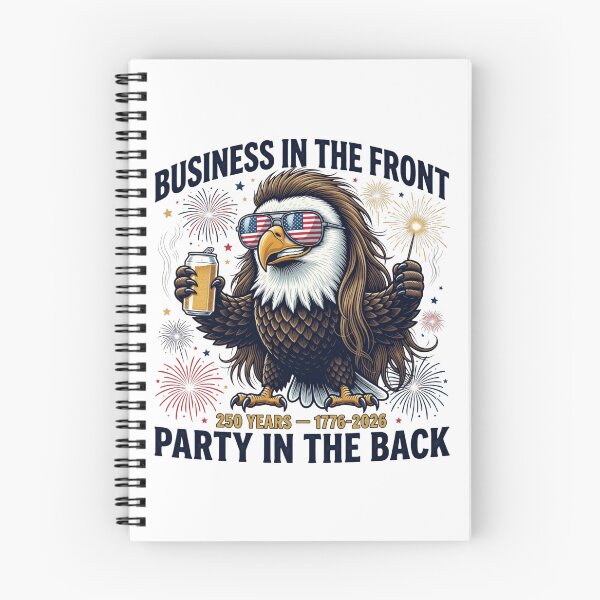 Item preview, Business in the Front Party in the Back Eagle | America 250 Years 1776-2026 | Funny Patriotic 4th of July Design designed and sold by Thornvale.