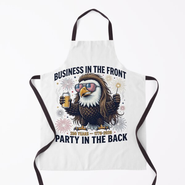 Item preview, Business in the Front Party in the Back Eagle | America 250 Years 1776-2026 | Funny Patriotic 4th of July Design designed and sold by Thornvale.