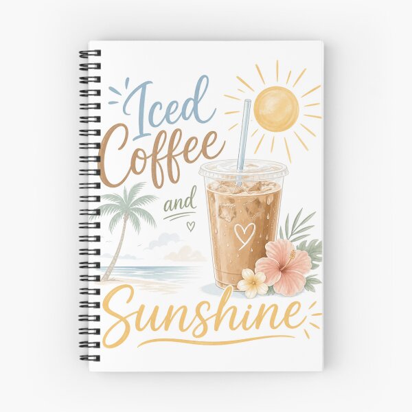 Item preview, Iced Coffee & Sunshine Summer Vibe Graphic designed and sold by Jandedan.