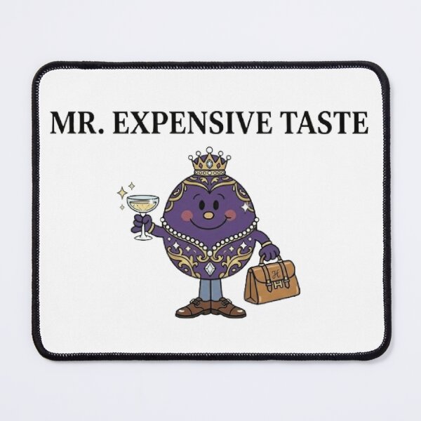 Item preview, Mr. Expensive Taste Character Funny Tiktok Purple Meme Shopping Online King Prince Suit Men Boy Cartoon Animated Comic BookLittle Miss designed and sold by SamiraArts.
