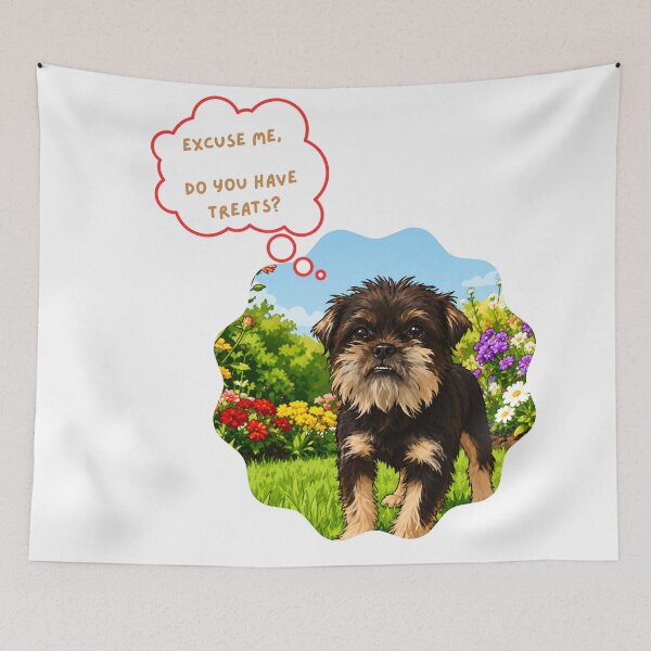 Item preview, Excuse Me, Do You Have Treats? | Cute Funny Dog Cartoon Merch for Pet Lovers designed and sold by pawfectdesign18.