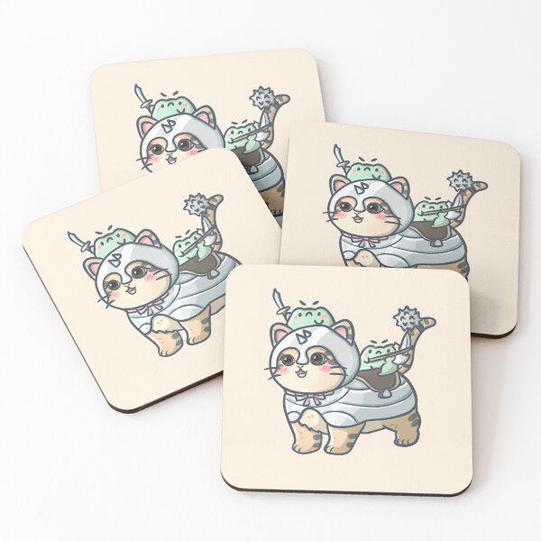 Item preview, Copy of Battle Frogs! - Cute Frogs Ride Cat into Battle designed and sold by ShyHomebodyClub.