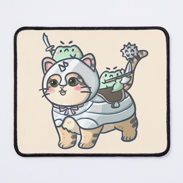 Item preview, Copy of Battle Frogs! - Cute Frogs Ride Cat into Battle designed and sold by ShyHomebodyClub.