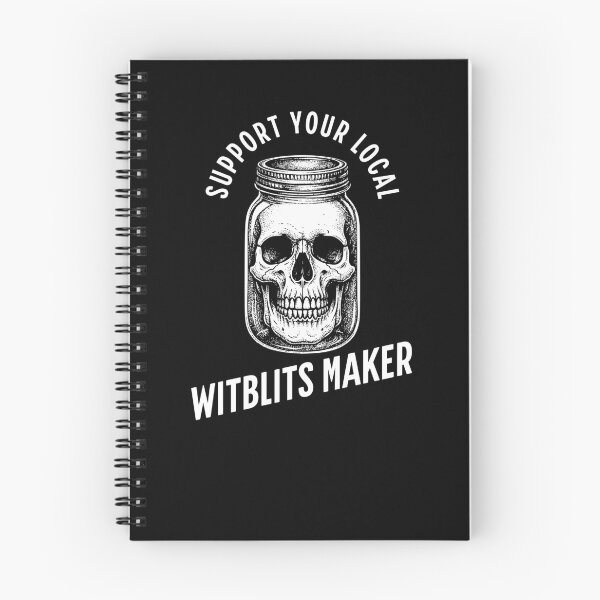 Item preview, Support Your Local Witblits Maker Skull Jar designed and sold by d247.