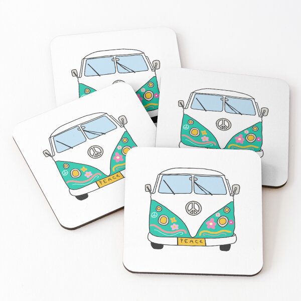 Item preview, Green Hippie Van designed and sold by Cute-Chaotic-Co.