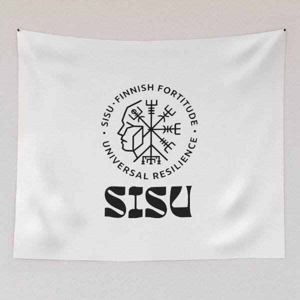 Item preview, SISU - Finnish Fortitude and Universal Resilience Emblem designed and sold by Flowing Colurs.