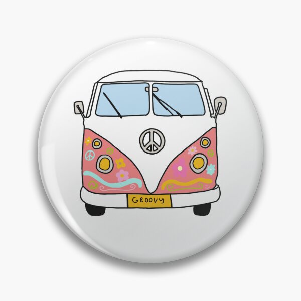 Item preview, Pink Hippie Van designed and sold by Cute-Chaotic-Co.