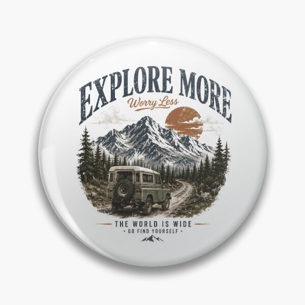 Item preview, Explore More Vintage Adventure Mountain Off Road Retro Travel designed and sold by Latoya  Scott.