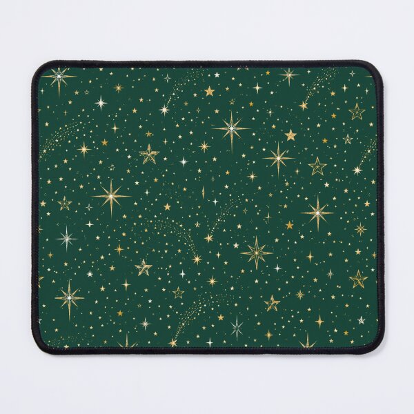 Item preview, Luxury Christmas Star Pattern | Emerald Green & Gold Holiday Wrapping Paper designed and sold by astersgraphics.
