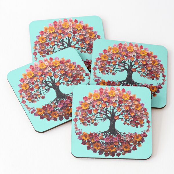 Item preview, Zen tree adorned with flowers designed and sold by Art70shop.
