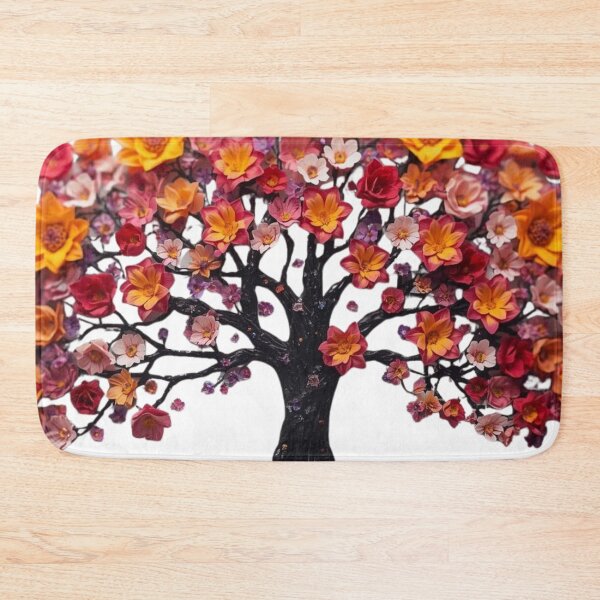 Item preview, Zen tree adorned with flowers designed and sold by Art70shop.
