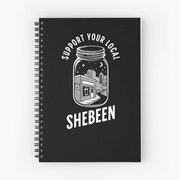 Item preview, Support Your Local Shebeen Bar Cityscape Mason Jar Art designed and sold by d247.