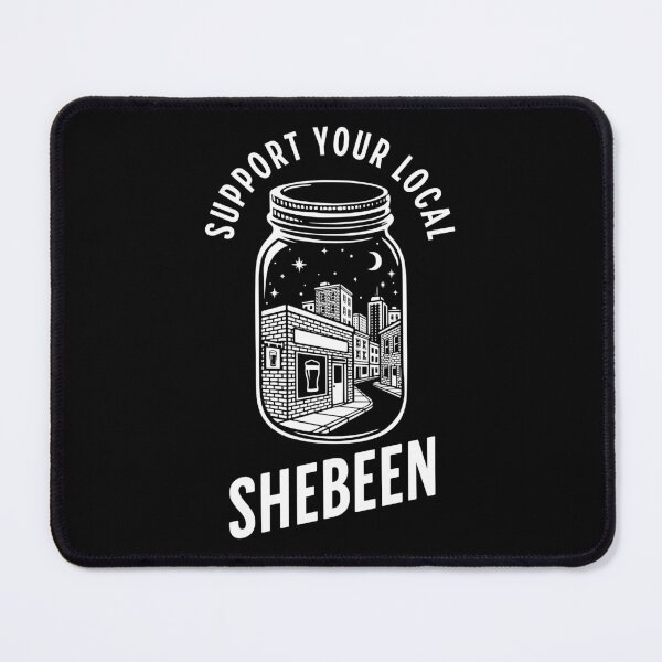 Item preview, Support Your Local Shebeen Bar Cityscape Mason Jar Art designed and sold by d247.