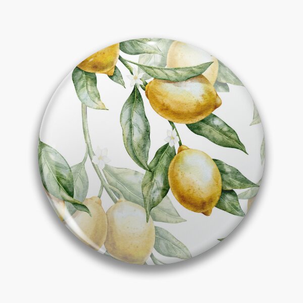 Item preview, Watercolor Lemon Pattern Mediterranean Style designed and sold by Alisles.