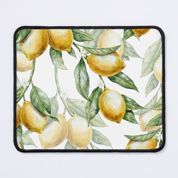Item preview, Watercolor Lemon Pattern Mediterranean Style designed and sold by Alisles.