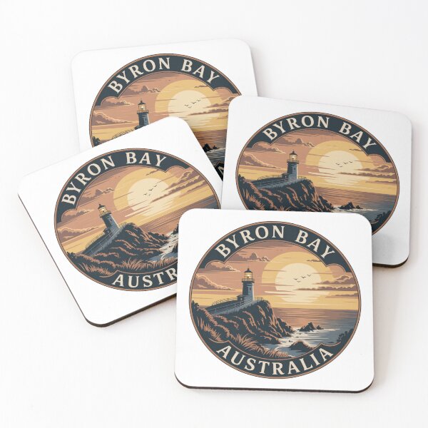 Item preview, Byron Bay Australia Sticker: Lighthouse Sunset designed and sold by CircinusStore.