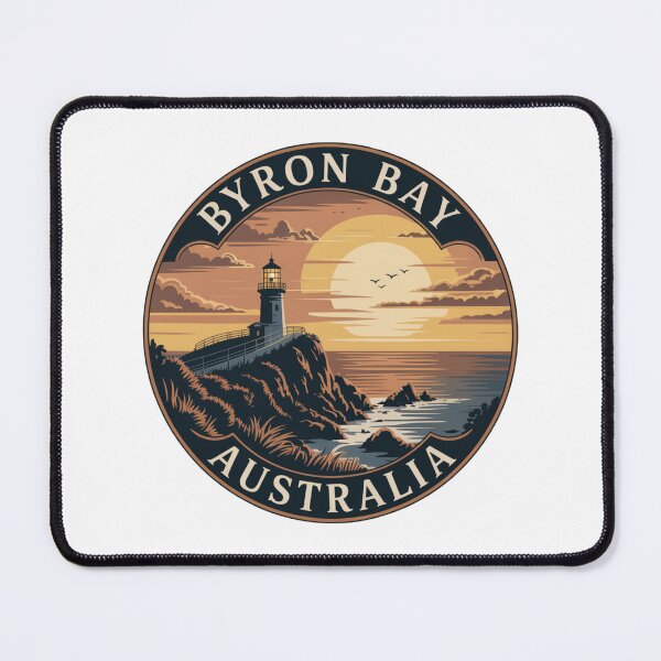 Item preview, Byron Bay Australia Sticker: Lighthouse Sunset designed and sold by CircinusStore.