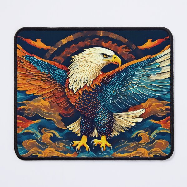 Item preview, Freedom Eagle Japanese Traditional Asian Style designed and sold by Neer arts.