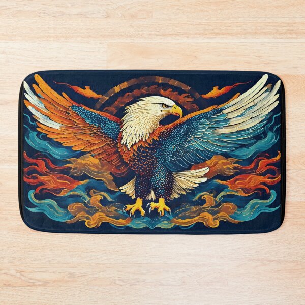 Item preview, Freedom Eagle Japanese Traditional Asian Style designed and sold by Neer arts.