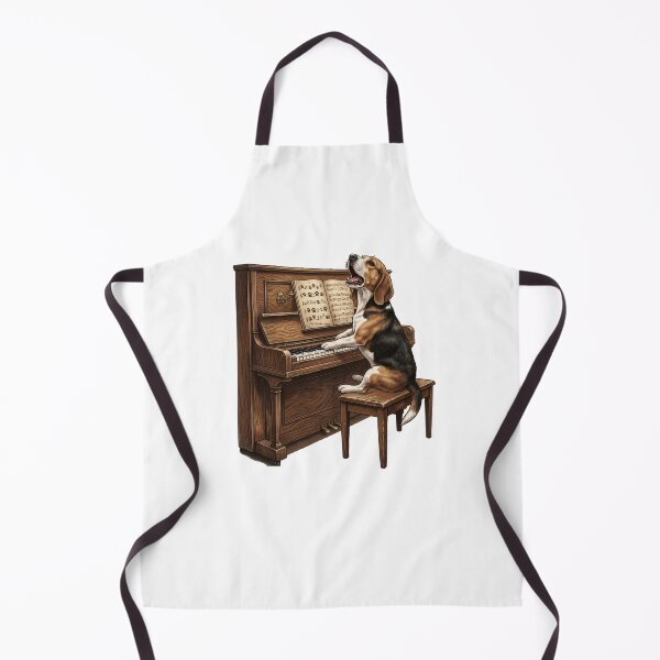 Item preview, Musical Beagle Playing Piano designed and sold by laughingshirts.