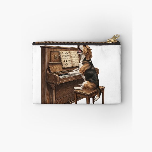 Item preview, Musical Beagle Playing Piano designed and sold by laughingshirts.