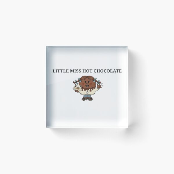Item preview, Little Miss Hot Chocolate Character Cute Cocoa Brown Coquette Bow Christmas Hit Drink Coffee Caffeine Sweater Cold Funny Little Miss Cute Book Comic Character Cartoon designed and sold by SamiraArts.