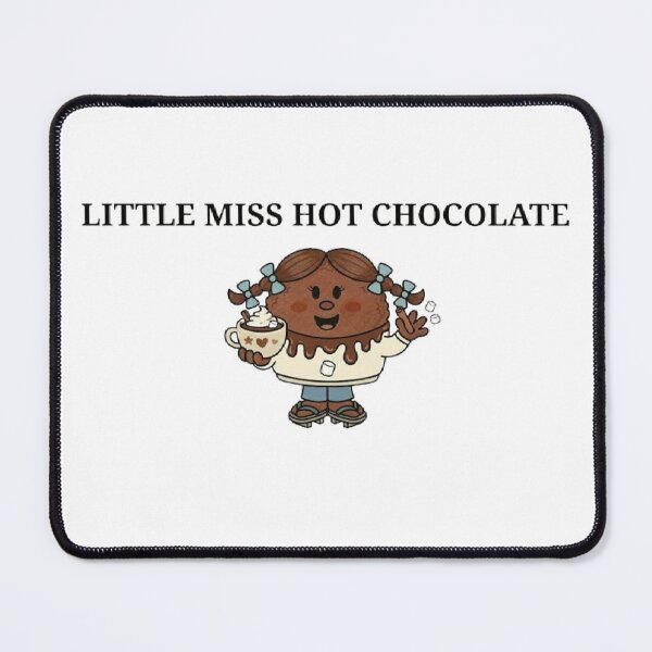 Item preview, Little Miss Hot Chocolate Character Cute Cocoa Brown Coquette Bow Christmas Hit Drink Coffee Caffeine Sweater Cold Funny Little Miss Cute Book Comic Character Cartoon designed and sold by SamiraArts.