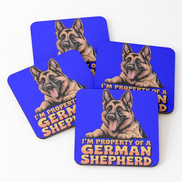 Item preview, Pet Owner Art Design Gift I’m Property Of A German Shepherd designed and sold by fantasticdesign.
