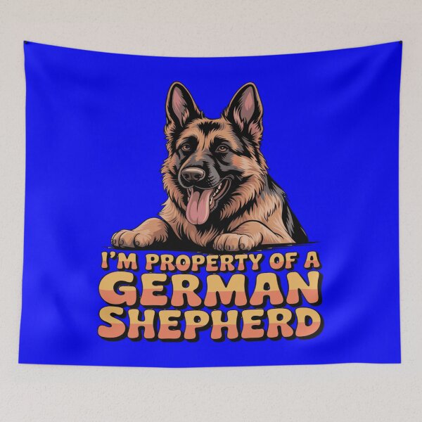 Item preview, Pet Owner Art Design Gift I’m Property Of A German Shepherd designed and sold by fantasticdesign.