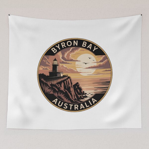 Item preview, Byron Bay Australia: Lighthouse Sunset designed and sold by CircinusStore.