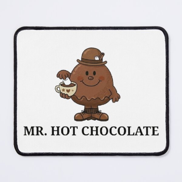 Item preview, Mr Hot Chocolate Character Cute Funny Brown Christmas Cocoa Marshmallow Drink Caffeine Coffee Mug Sweater Cold Winter designed and sold by SamiraArts.