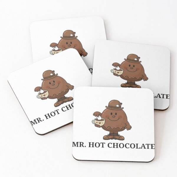Item preview, Mr Hot Chocolate Character Cute Funny Brown Christmas Cocoa Marshmallow Drink Caffeine Coffee Mug Sweater Cold Winter designed and sold by SamiraArts.