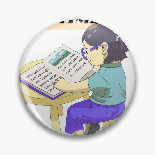 Item preview, Study Time Cute Anime Girl Reading Book Kawaii Aesthetic designed and sold by vibecraft_studio2.