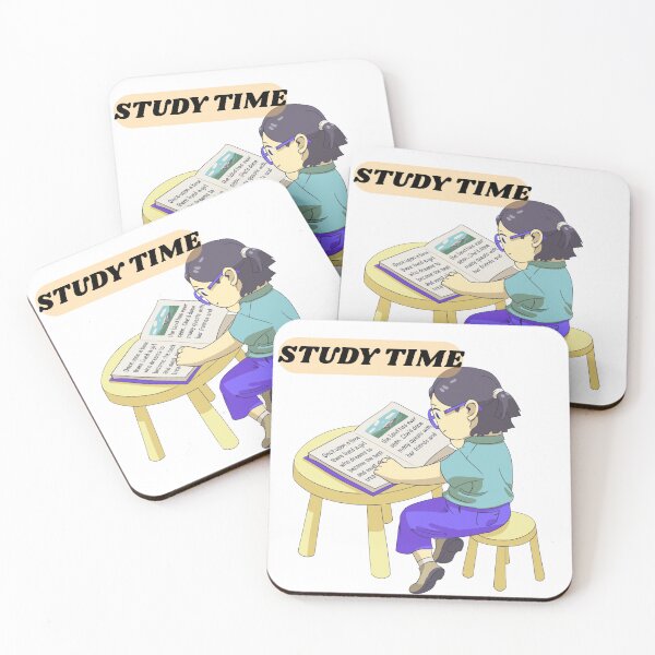 Item preview, Study Time Cute Anime Girl Reading Book Kawaii Aesthetic designed and sold by vibecraft_studio2.