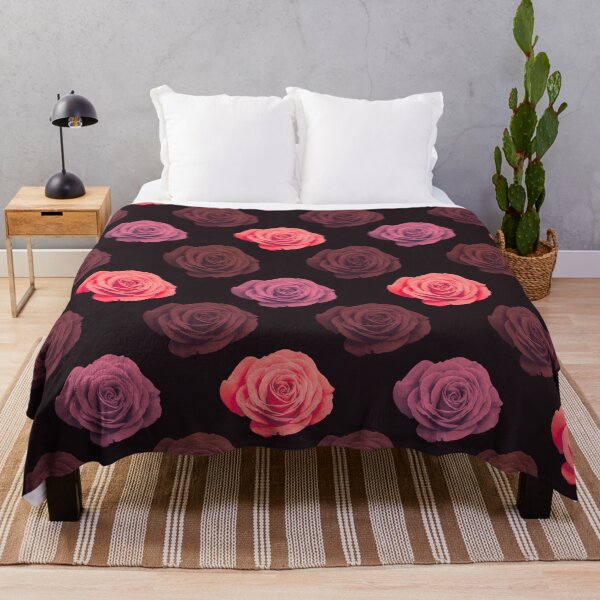 Item preview, Dark Rose Pattern | Vintage Pink Mauve Black Seamless Floral Botanical designed and sold by Dino-Lune.