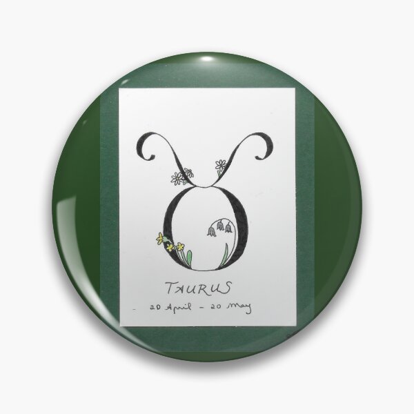 Artikelvorschau, Ein botanisches Sternzeichen: Stier entworfen und verkauft von Leaf on Letter Designs.