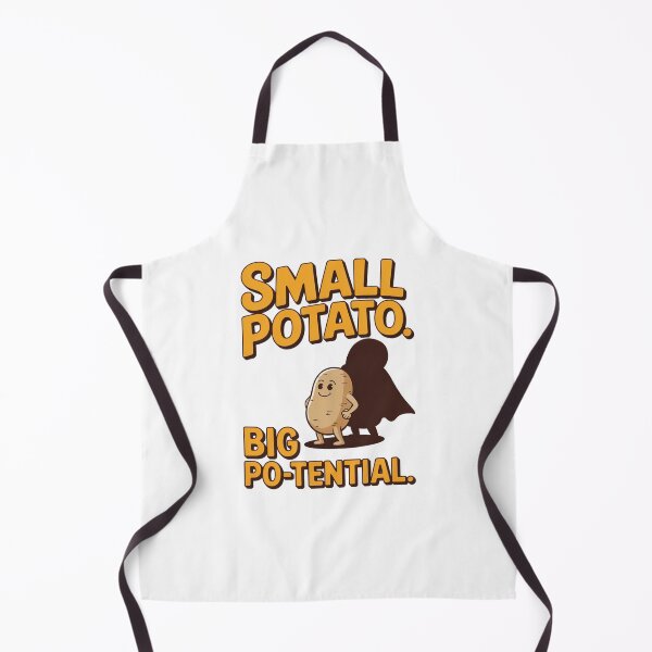 Item preview, Small Potato Big Po-tential Funny Potato Pun designed and sold by Missynoofnoof.