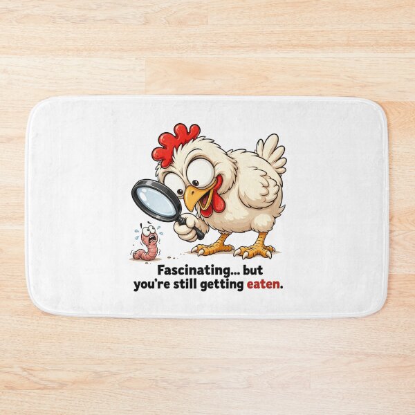 Item preview, Funny Chicken and Worm T-Shirt  designed and sold by SarcasmOnCotton.
