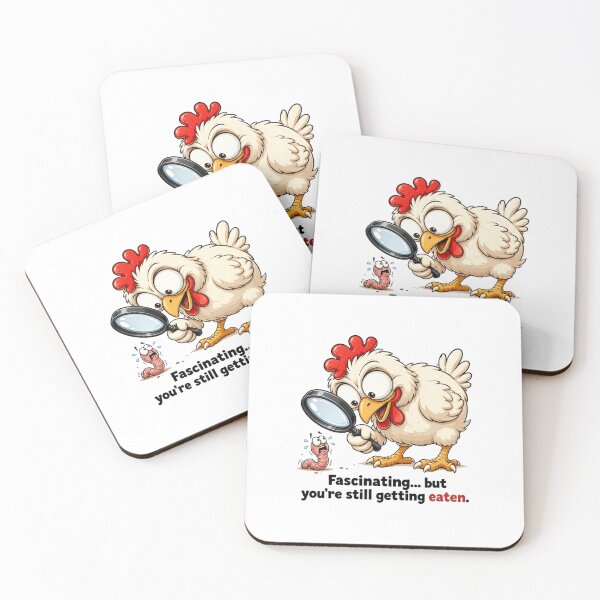 Item preview, Funny Chicken and Worm T-Shirt  designed and sold by SarcasmOnCotton.
