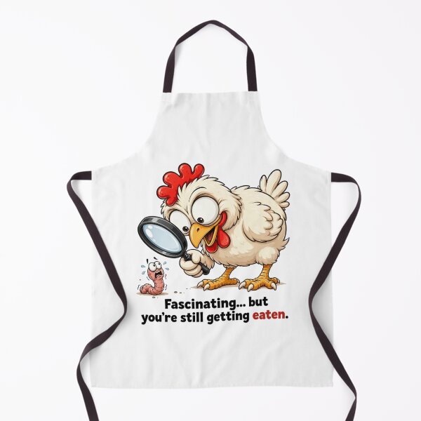 Item preview, Funny Chicken and Worm T-Shirt  designed and sold by SarcasmOnCotton.