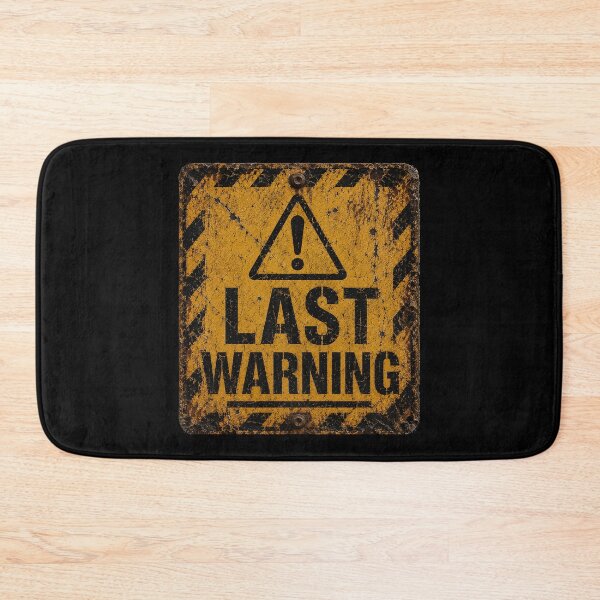 Item preview, last Warning designed and sold by MetusArt.