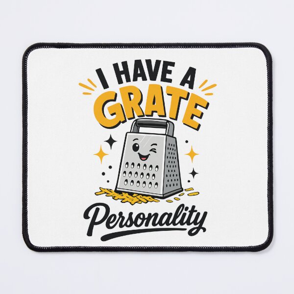 Item preview, I Have a Grate Personality – Funny Cheese Grater Pun Design designed and sold by Apotheosis by Irie Meraki.