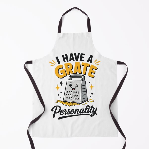 Item preview, I Have a Grate Personality – Funny Cheese Grater Pun Design designed and sold by Apotheosis by Irie Meraki.