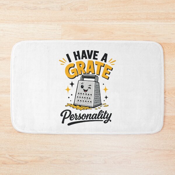 Item preview, I Have a Grate Personality – Funny Cheese Grater Pun Design designed and sold by Apotheosis by Irie Meraki.