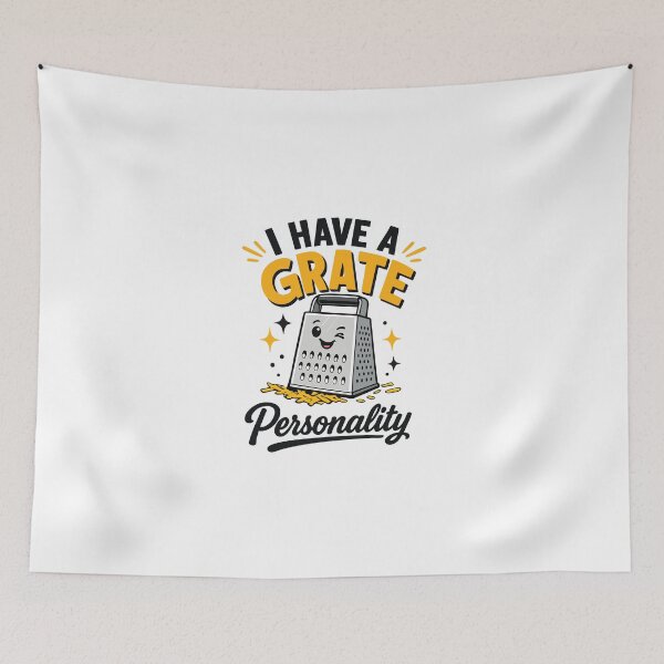 Item preview, I Have a Grate Personality – Funny Cheese Grater Pun Design designed and sold by Apotheosis by Irie Meraki.