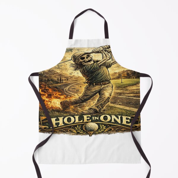 Item preview, Hole in One Skeleton Golfer Golf Course Vintage Funny Golf Gift designed and sold by NicheThreadCo.
