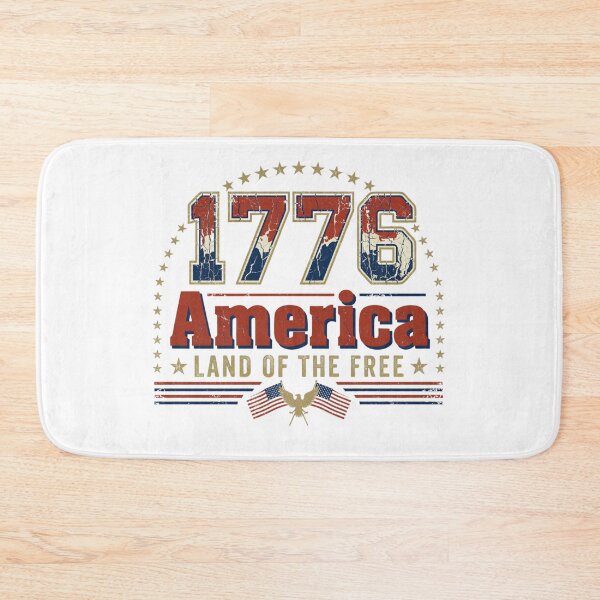 Item preview, America 1776 Land of the Free Sticker – Vintage Distressed Patriotic 4th of July Design designed and sold by Thornvale.