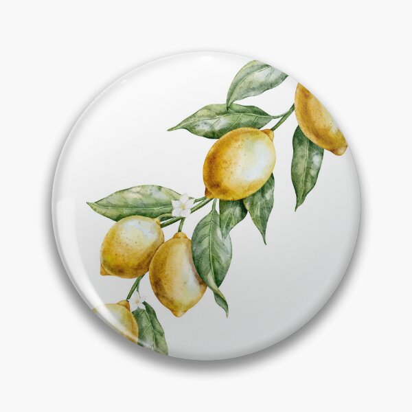 Item preview, Watercolor Lemon Branch Mediterranean Style designed and sold by Alisles.