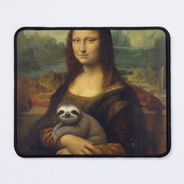 Item preview, Mona Lisa Sloth Parody Funny Renaissance Art designed and sold by d247.